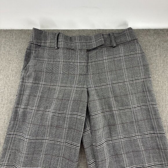 Speechless Plaid Pants Flare Gray Junior 9 Low Rise Office, School, Business Wea - Picture 3 of 14